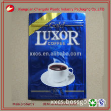 laminated aluminium foil resealable coffee bag